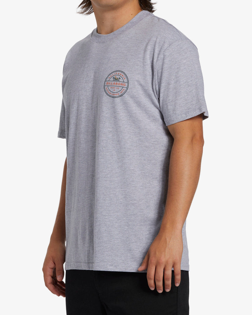 Rotor California Short Sleeve T-Shirt - Grey Heather