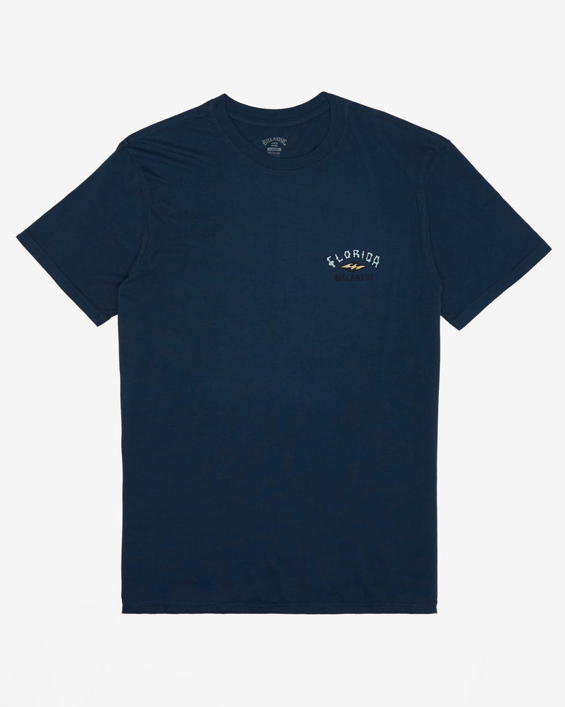 Arch Florida Short Sleeve T-Shirt - Slate Blue