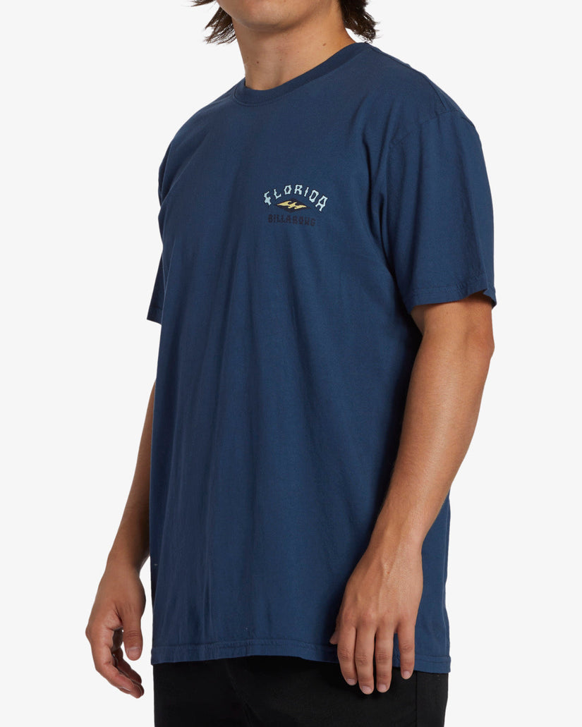 Arch Florida Short Sleeve T-Shirt - Slate Blue