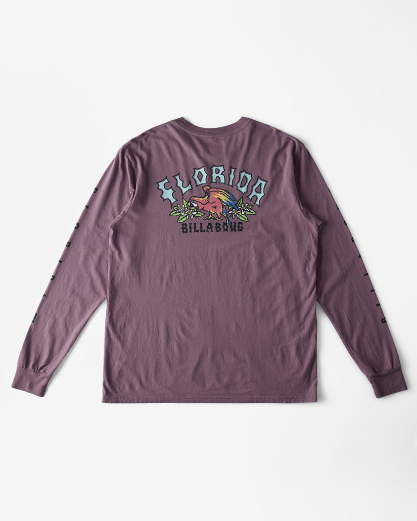 Arch Florida Long Sleeve T-Shirt - Plum Perfect