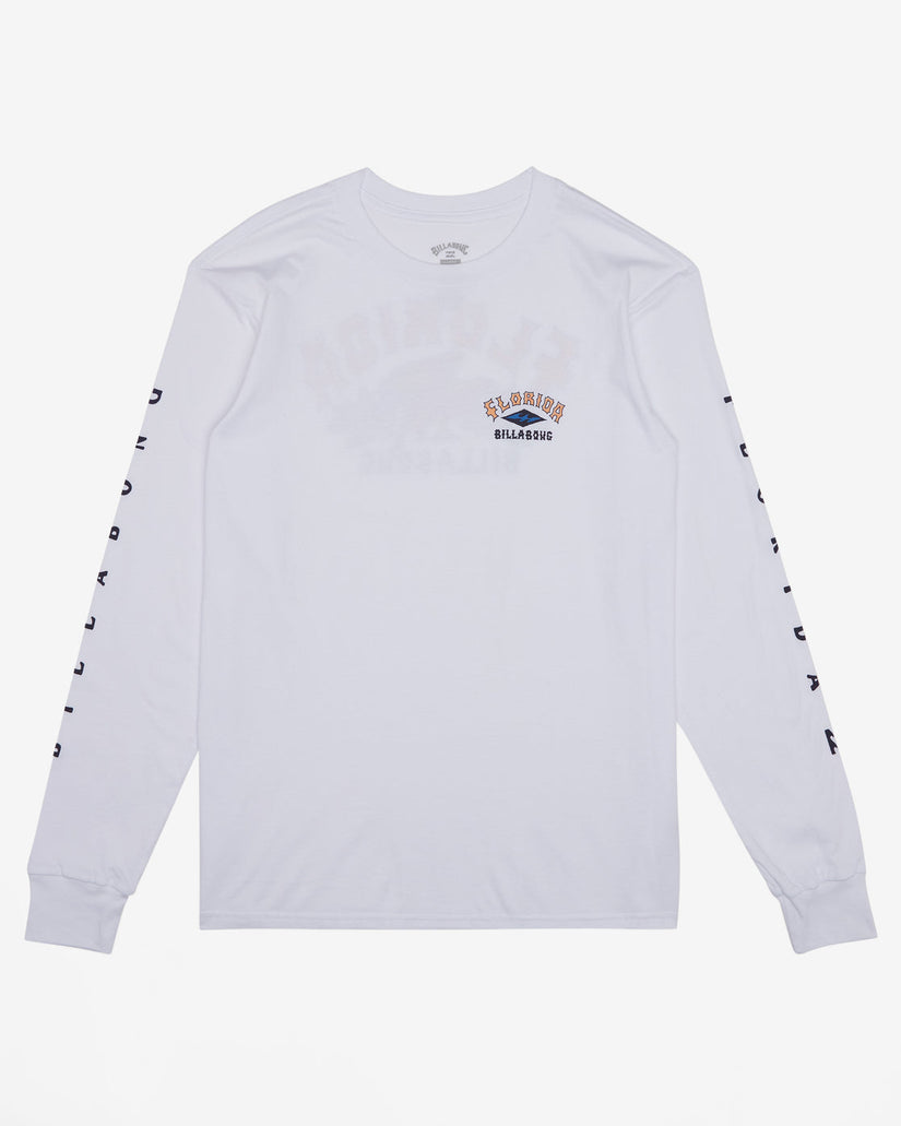 Arch Florida Long Sleeve T-Shirt - White