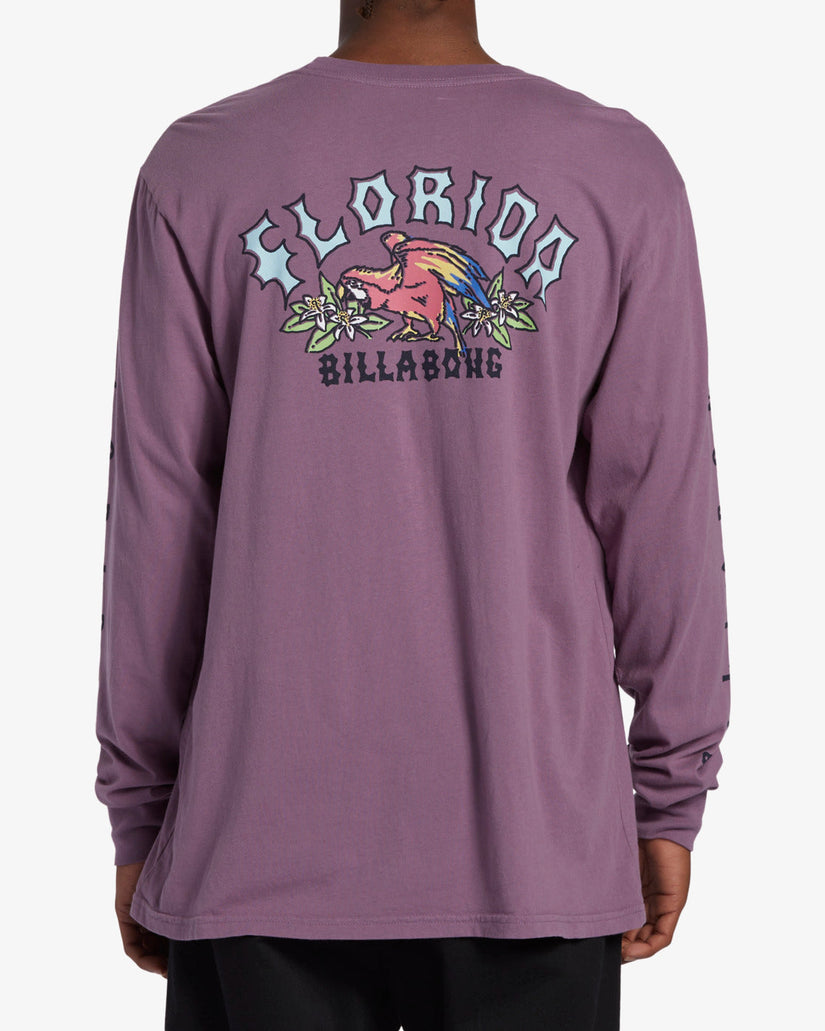 Arch Florida Long Sleeve T-Shirt - Plum Perfect
