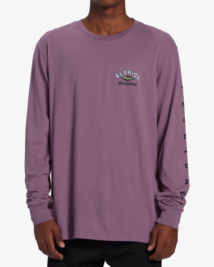 Arch Florida Long Sleeve T-Shirt - Plum Perfect