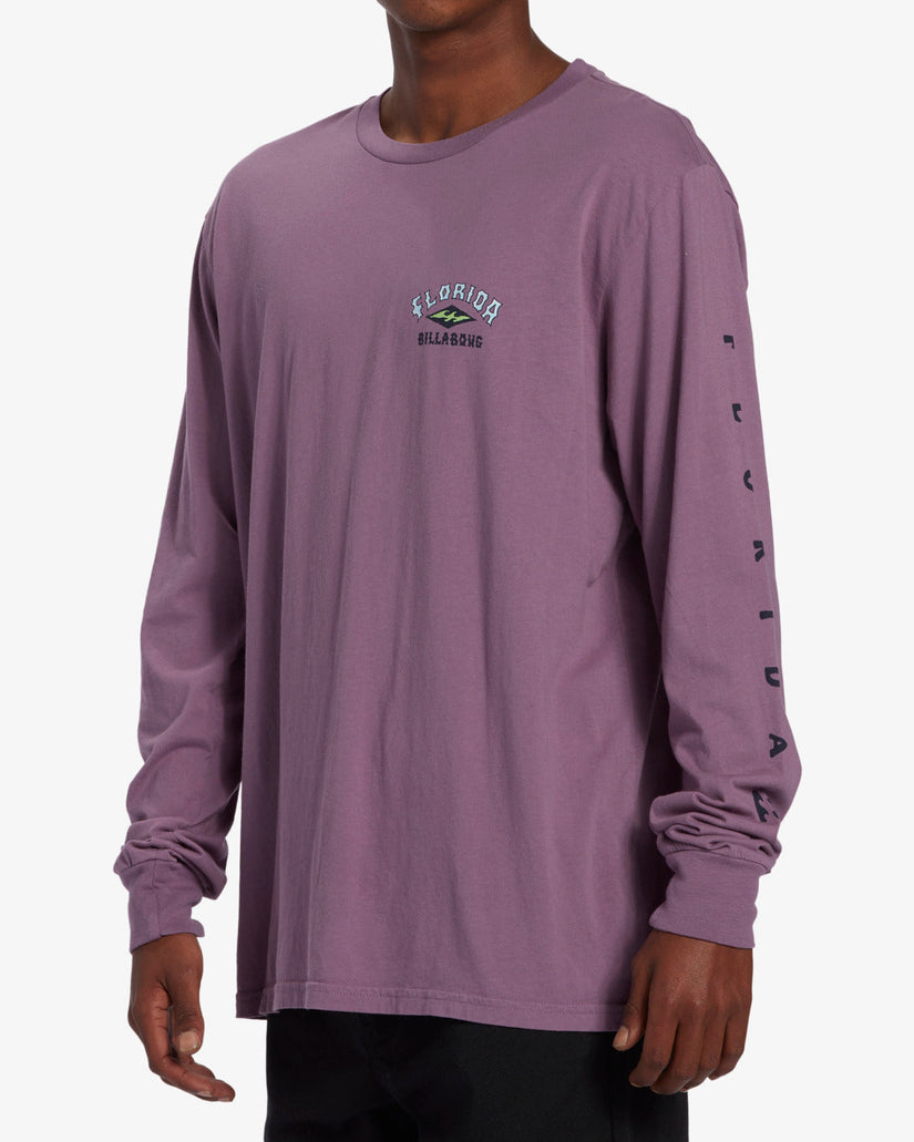 Arch Florida Long Sleeve T-Shirt - Plum Perfect