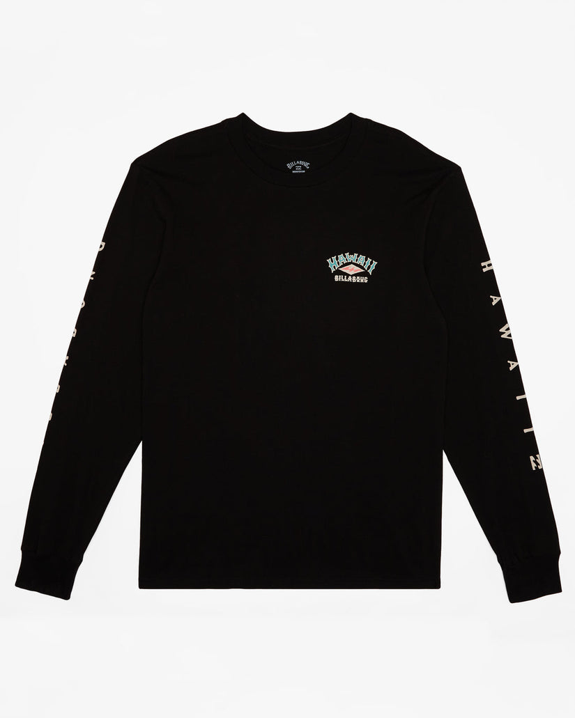 Arch Hawaii Long Sleeve T-Shirt - Black