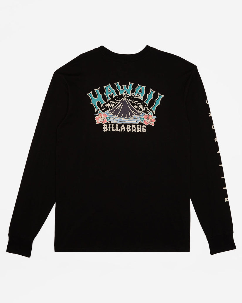 Arch Hawaii Long Sleeve T-Shirt - Black