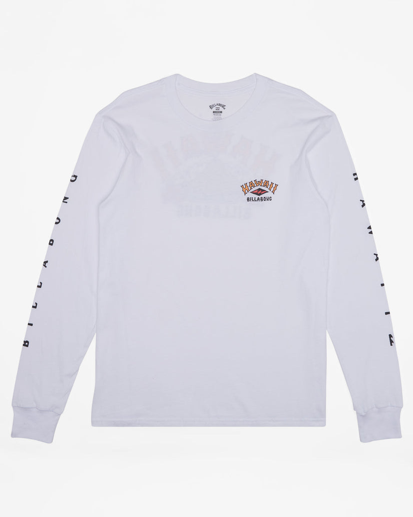 Arch Hawaii Long Sleeve T-Shirt - White