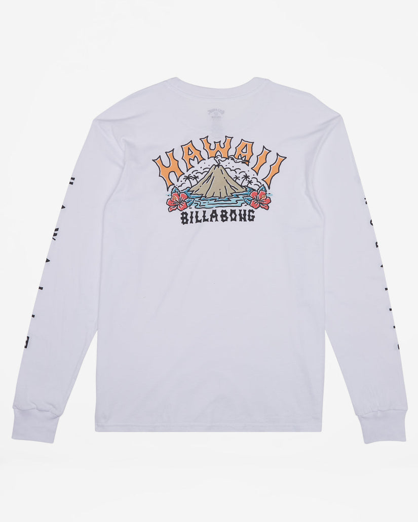 Arch Hawaii Long Sleeve T-Shirt - White