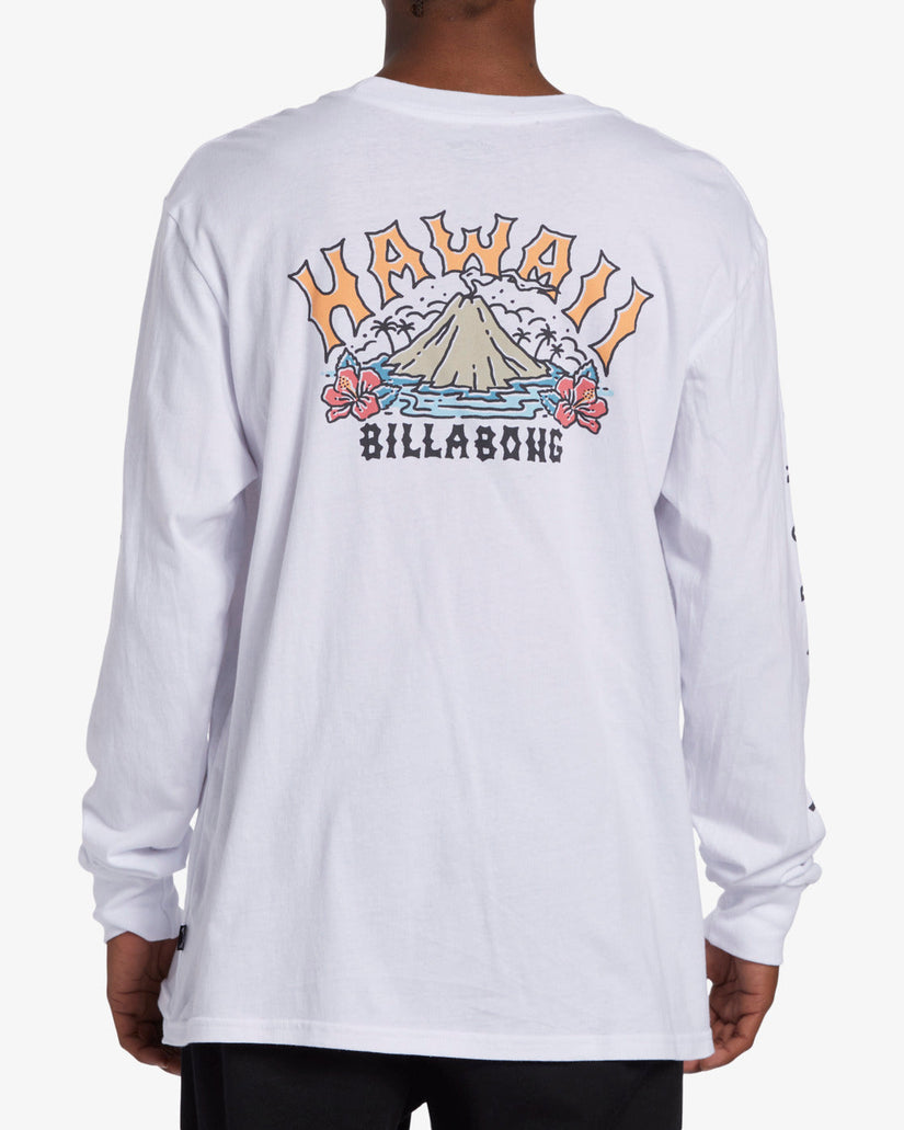 Arch Hawaii Long Sleeve T-Shirt - White