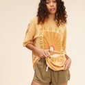 Road Trippin Elastic Waist Shorts - Sage