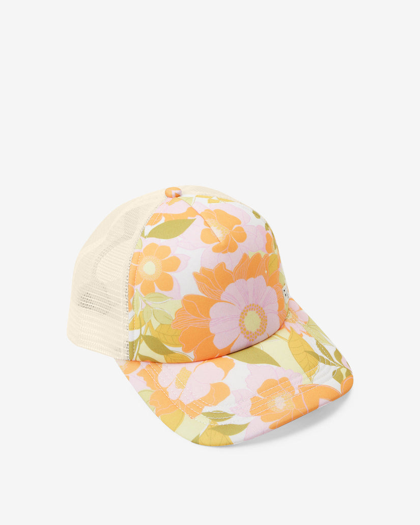 Heritage Mashup Trucker Hat - Orange Peel