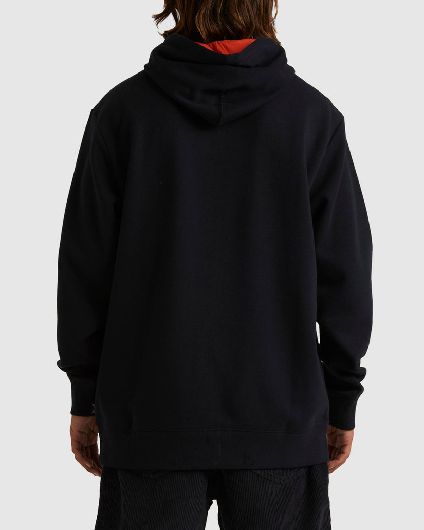 King Stringray Pop Hood Crew Neck Sweatshirt - Black