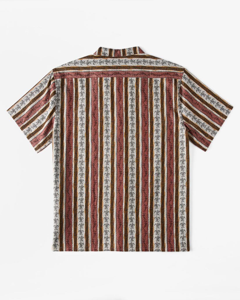 King Stringray Diamond Woven Short Sleeve Woven Shirt - Chino