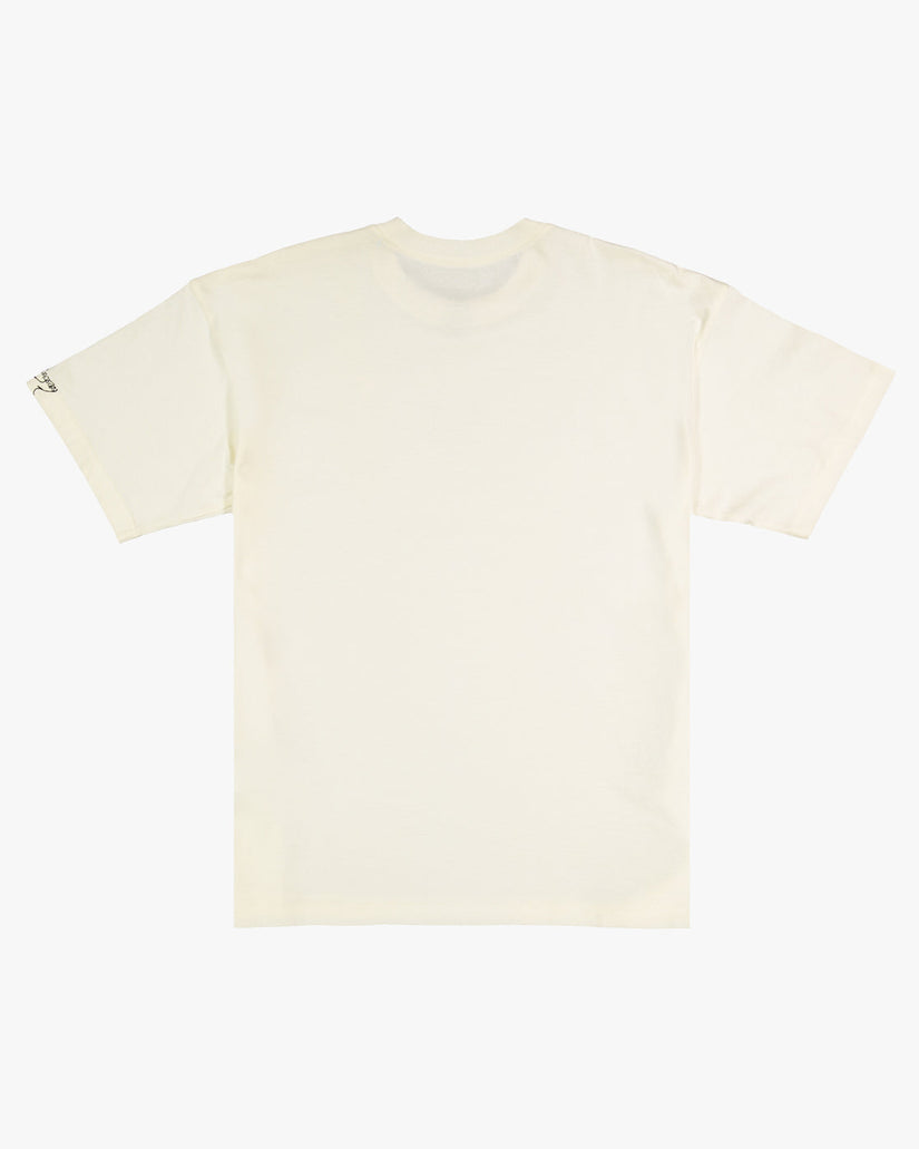 King Stringray Warrkarryun Short Sleeve T-Shirt - Off White