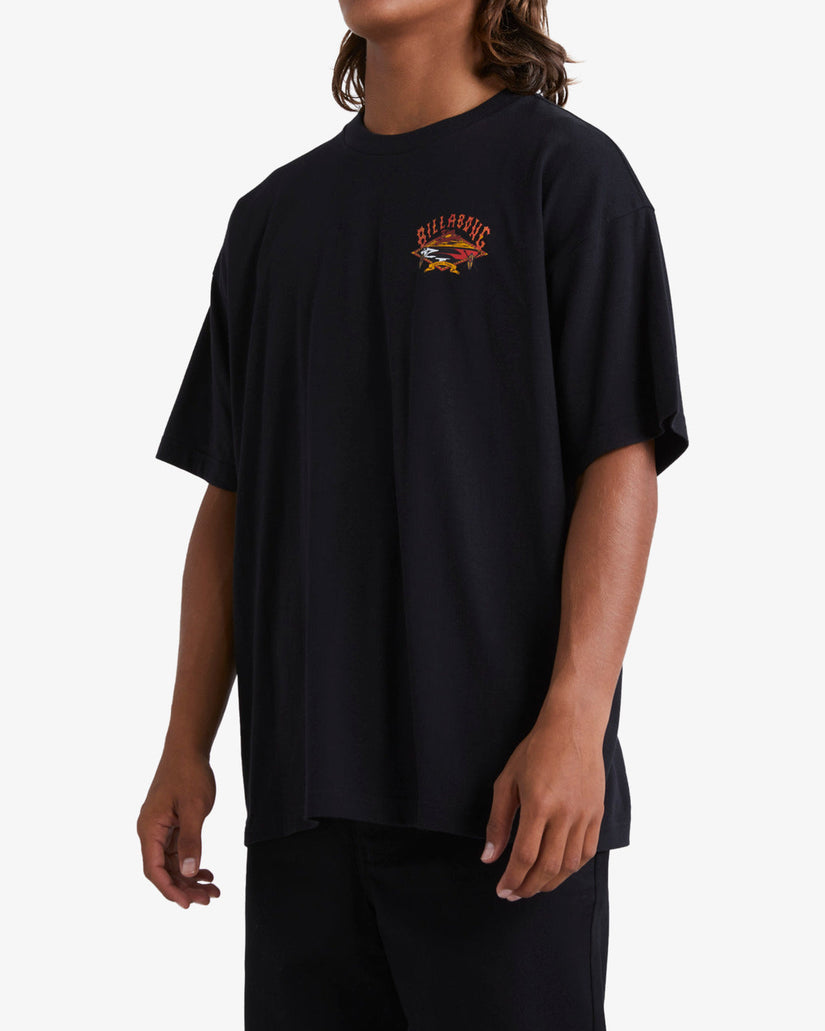 King Stingraygapirri Power Short Sleeve T-Shirt - Black